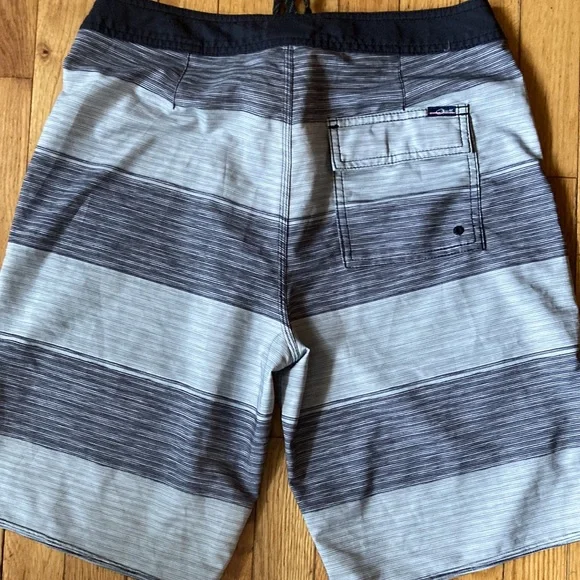❌❌SOLD❌❌ ❤️‍🔥5/20$ 5$💜O’NEILL💫 Mens Black/Gray Lightweight Sports Shorts - Picture 2 of 7